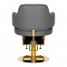 Hairdressing chair GABBIANO LINZ NQ GOLD Grey